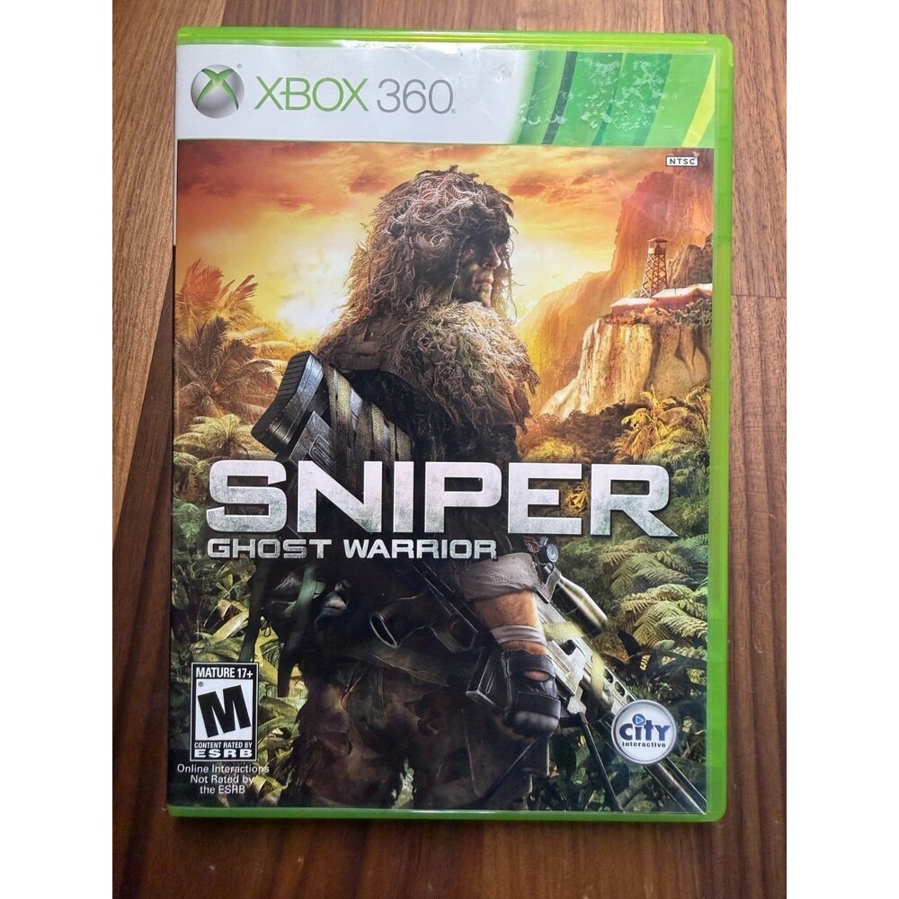 Sniper: Ghost Warrior Limited Edition Steelbook Xbox 360 No Manual See Damage